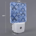 thumbnail image 2 of Sikiie Blue Mandala Harmony Led Night Light, Warm White,Cool White Lights for Bathroom,Hallway,Bedroom, Kids Room-US, 2 of 7