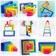 thumbnail image 4 of Bloques de construcción de madera para bebé, sin BPA, arcoíris, 3D, Educación Temprana, juguetes Montessori, regalos de rompecabezas para bebés recién nacidos, 4 of 6