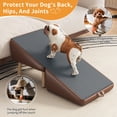 thumbnail image 6 of Pawverly Foldable 2-in-1 Dog Stairs with Built-In Pet Ramp, Wooden Dog Steps for Couch & Bed, Split Ottoman Puppy Steps for Small Dogs, Cats & Older Pets, 13.1” Height, 6 of 12