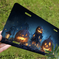 thumbnail image 5 of 1 Pcs 2D Flat License Plate Covers & Frames, Halloween House For Decorative Front, Waterproof For Decoration Aluminum License Plate Covers & Frames Cover For Men Women, 12" X 6", 5 of 6
