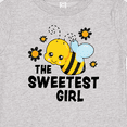 thumbnail image 4 of Inktastic The Sweetest Girl with Bee and Honey Combs Boys or Girls Baby T-Shirt, 4 of 5