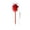 Red, variant on LNOGEUPG Vibrant Red Artificial Rose Flower Ballpoint Pen Faux Feather Decor Smooth Writing 0.5mm Black Ink Gel Pen Creative Elegant Signature Pen for Office Daily Planner Journaling Writing Supply