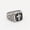 Silver, variant on Cross Signet Ring for Men Stainless Steel Christian Holy Religious Jewelry Gift-Silver-7