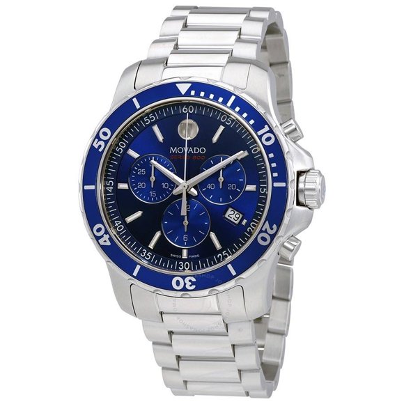 Movado 2600141 Series 800 42MM Men's Chronograph Stainless Steel Watch