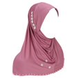 thumbnail image 4 of Fgnfyis Women Solid Color Hijab Fashionable Elastic Headscarf for and Daily Wear Soft and Stretchy Bandanas for Women Pink, 4 of 4