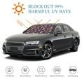 thumbnail image 6 of PUREYAH Foldable Front Windshield Sun Shade, Christmas Winter Holiday Dark Doodles Universal Automotive Sun Visor for Car Windshield for Truck Vehicle Suv Small Size, 6 of 7
