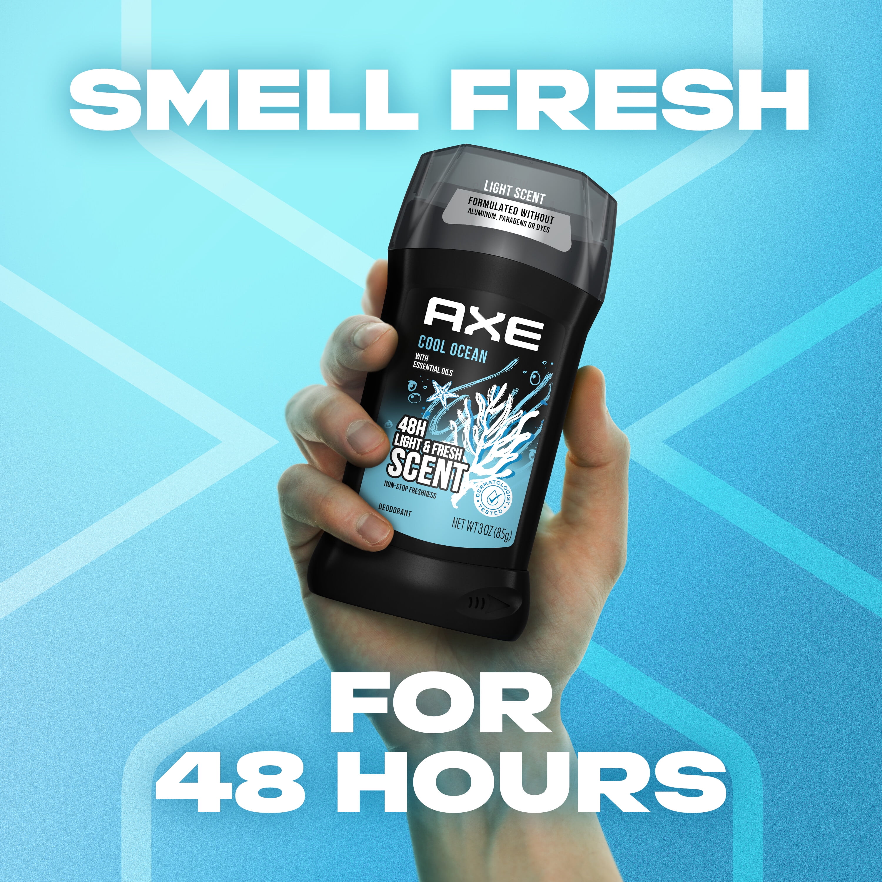 Axe Cool Ocean Long Lasting Antiperspirant Deodorant Stick, Light, 3 oz