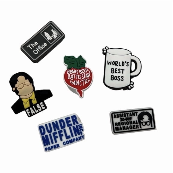 Office Themed Decorative Charms for Clogs, Bracelets, Purses, DIY