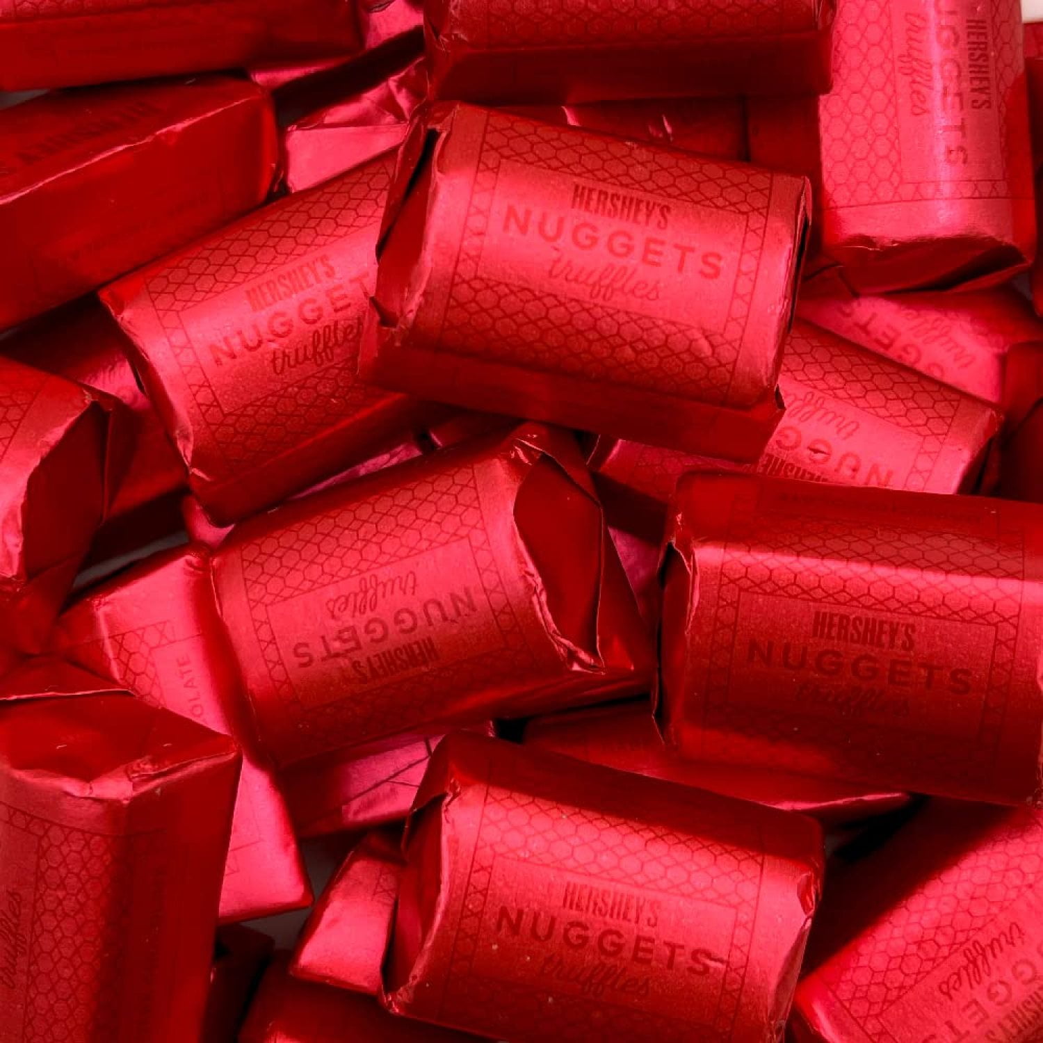 HERSHEY'S NUGGETS Dark Chocolate Truffles Candy, 2 Pound Bag