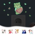 thumbnail image 2 of PEIBang Glow in the Dark Valentine's Day Stickers,Valentine's Day Wall Decals Romantic Decor for Home Party Supplies, 2 of 6