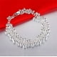 thumbnail image 5 of Pulsera de plata 925 para mujer, pulsera de boda, pulsera de moda, regalo, 5 of 8
