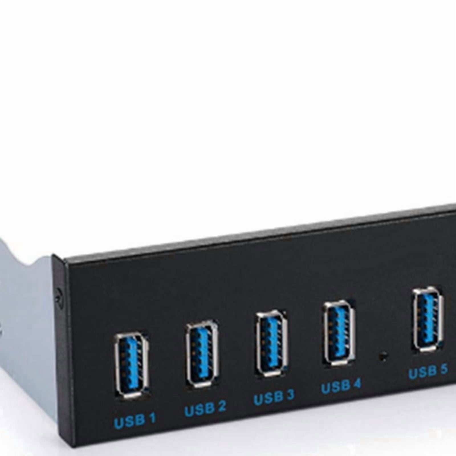 8 Port USB Hub USB3 5.25 USB 3.0 Front Panel Splitters USB 3.0 Hub for PC USB-HUB Multiple USB3.0 HUB Splitter Hubs