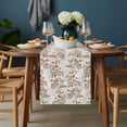 thumbnail image 2 of Brown Fruit Table Runner - 36 Inch Long, Kitchen Dining Table Runner Dresser Scarves, Vintage Plant Nature Botanical Flower Farmhouse Decor for Coffee Tables Wedding Party Banquet, 2 of 8
