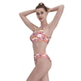thumbnail image 6 of Picia Cartoon Chicken Women's High Waisted Bikini Scoop Neck Swimsuit Two Pieces Bathing Suit-, 6 of 8