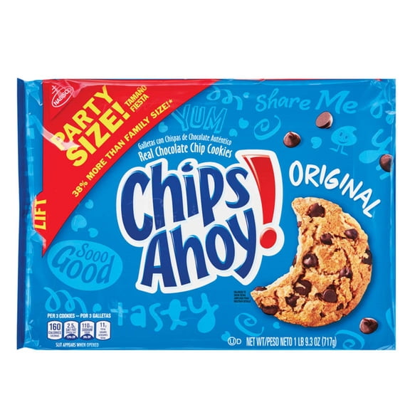 Nabisco Party Size Original Chips Ahoy Cookies, 25.3 oz