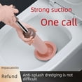 thumbnail image 3 of Efficient Toilet & Drain Unclogging Tool - Heavy-Duty Plunger with Powerful Suction for Home/Commercial Use, Durable Material, Easy Operation & Compact Storage, Nordic Green Suction Cup Design, 3 of 6