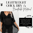 thumbnail image 6 of Aquaglam Beach Cover Up Swimsuit Coverup for Women Mini Summer Beach Dress Bathing Suit Cover Ups Tunic for Women (Medium), 6 of 8