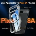 thumbnail image 2 of for Google Pixel 8A Case Magsafe【Strong N52 Magnetic 】【1pcsX Screen Protector】【Colorful Translucent Matte Design】 12FT Military Grade Shockproof Pixel 8A Phone Case(Clear), 2 of 16