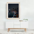 thumbnail image 3 of View of the Brooklyn Bridge at Night - Manhattan New York Photography Cityscape Nightlife Skyline Bridge City Architecture Night Sky Unframed Wall Art Print 24 x 30 inches, 3 of 4