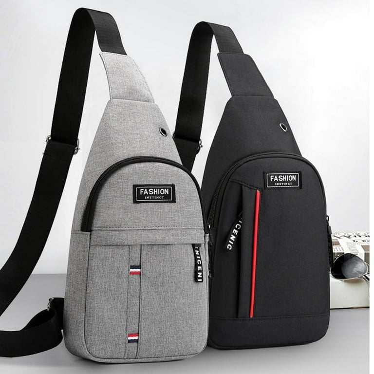 New Chest Bag Unisex Men Chest Pack With USB Charging Earphones