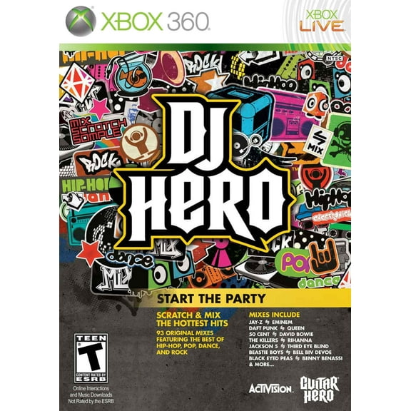 Pre-Owned DJ Hero (sw), Activision Blizzard, XBOX 360, 047875961944