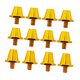 thumbnail image 1 of 12 x Clavos para zapatos de fútbol Tacos de fútbol M5 Tacos de rugby Clavos universales para atletismo Oro, 1 of 8