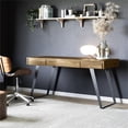 thumbnail image 2 of Allora Solid Acacia Wood Writing Desk in Golden Wheat, 2 of 7