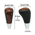 thumbnail image 2 of Mduoduo 1PCS Walnut Wood Front Automatic Gear Shift Knob Shifter For Toyota For Highlander For Lexus For GS400 GS430 HS250h LS400 Black Car Accessories, 2 of 10