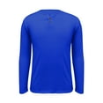 thumbnail image 4 of USNSM Mens Fall Fashion Casual Henley Shirt Solid Color Long Sleeve Slim Fitted Shirts for Athletic Gym Workout Blue XXL, 4 of 5
