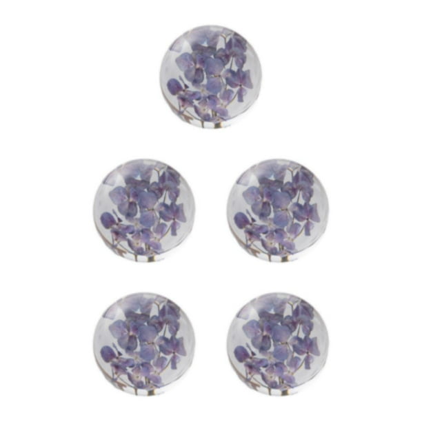Matsuzay Bola de cristal de flor de ensueño de resina, atmósfera mágica en cualquier lugar, regalo decorativo de bola de ensueño, hortensia Type2 NO2