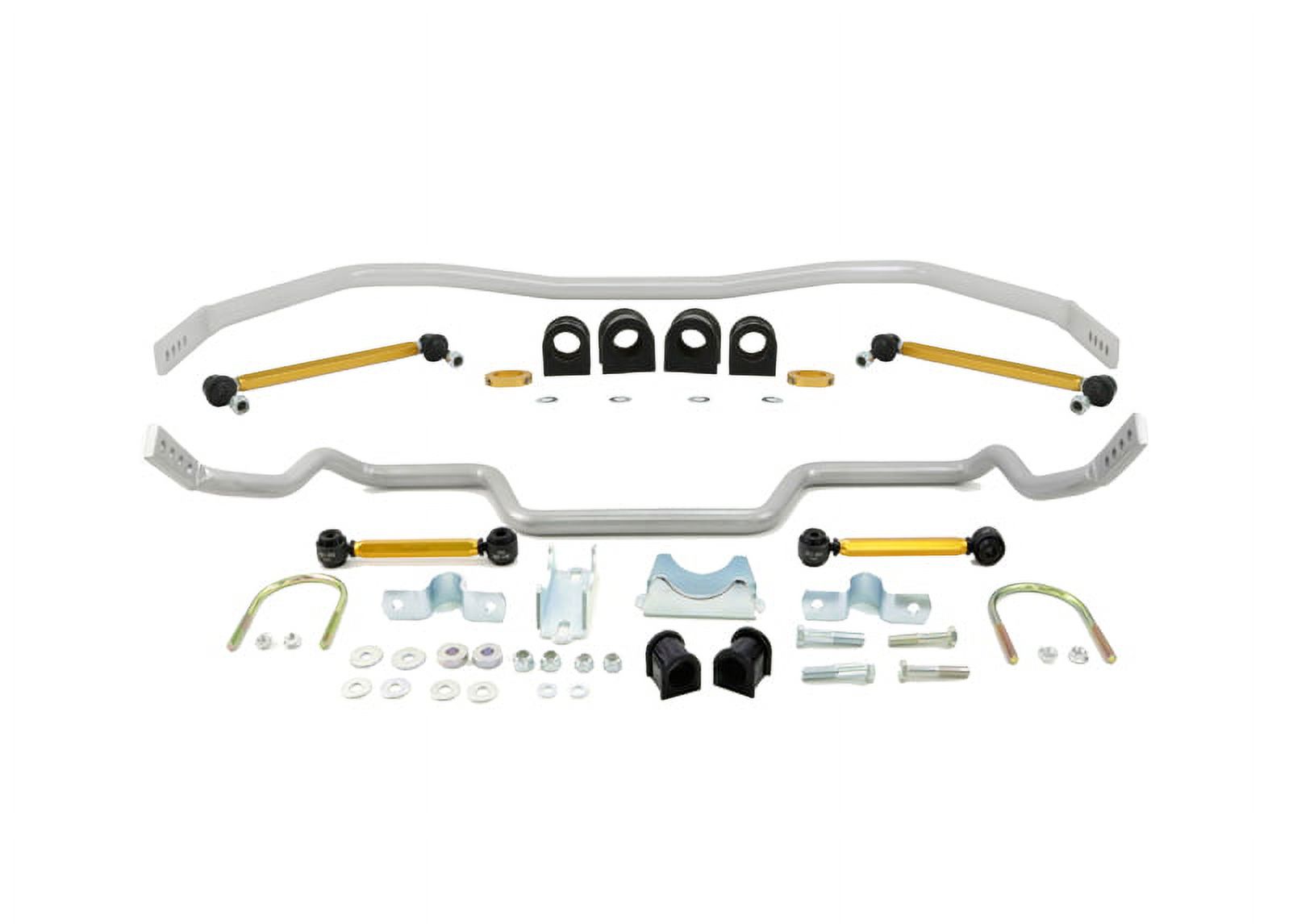 Whiteline Front (33mm) and Rear (27mm) Swaybar Kit; fits Ford Mustang 05-14