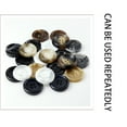 thumbnail image 4 of 20/Set Resin Button Clothes Sewing Snaps Blazer Shirts 4 Holes Buttons (23mm, White), 4 of 9