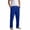 Blue, variant on Workout Pants for Men Full Length Stretchy Drawstring Elastic Waist Lightweight Summer Outdoor Athletic Pants with Pockets