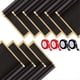 thumbnail image 1 of 100 Sheets Black Flower Wrapping Paper Gold Edge Bouquet Accessories,23 Inch Florist Floral Bouquet Supplies, 1 of 5