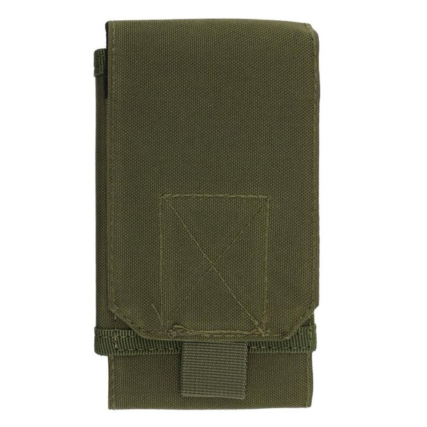 Funda con gancho para teléfono móvil para exteriores 5 uds. riñonera (verde)