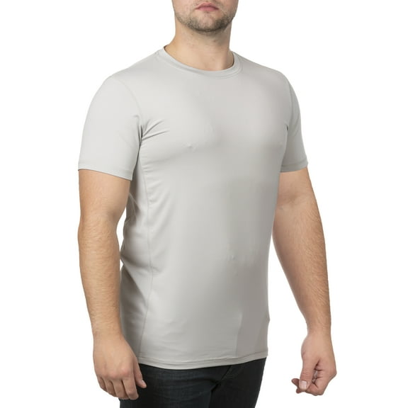 Realtree Headwaters Grey Mens Short Sleeve Performance Tee Shirt