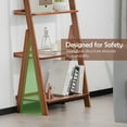 thumbnail image 6 of Costway 5-Tier Bamboo Ladder Shelf Bookshelf Display Storage Rack Flower Stand Coffee, 6 of 9