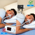 thumbnail image 2 of Wall Mount for CPAP Machine Compatible with ResMed AirSense 10 Lightweight Aluminum Design with Anti Slip Straps and Hose Management Hook Bedside Org, 2 of 7