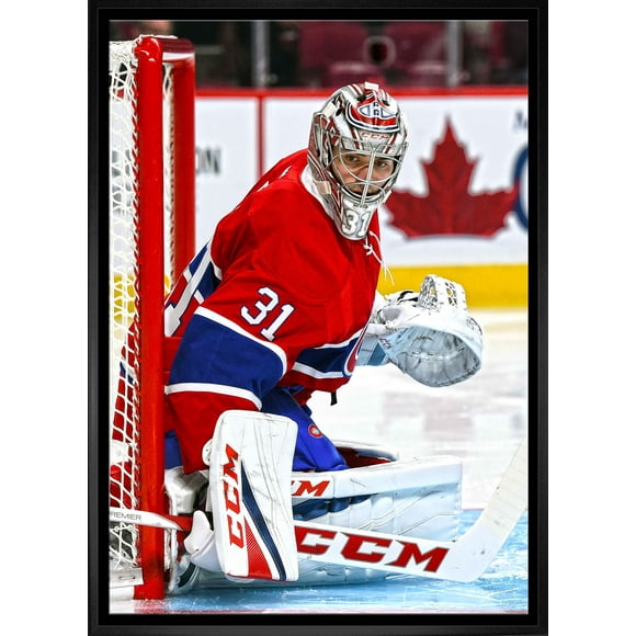 Carey Price Unsigned 20x29 Framed Canvas Action "Protecting the Net"