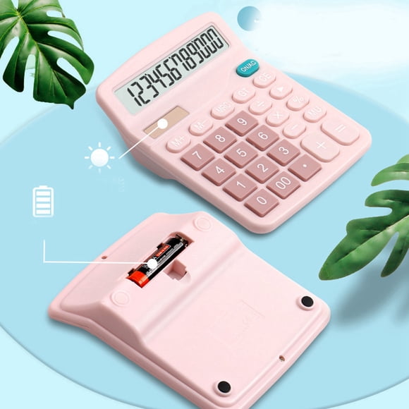Calculadora de batería, calculadora de escritorio, calculadora comercial estándar de 12 dígitos, calculadora para estudiantes, funcionalidad inteligente