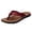Brick Red, variant on GPOECD Fashion Mens Summer Sandals Breathable Shoes Male Slipper Flip Flops Flat Flip Flops for Men Brick Red,10