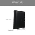 Stri 1 Set Budget Binder with Zipper Envelopes Portable A6 Money Saving