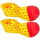 thumbnail image 5 of FELTECHELECTR 1 par de zapatos de payaso para fiesta de Halloween, accesorios de cosplay de payaso, zapatos de disfraz, 5 of 5