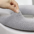 thumbnail image 4 of Funda Para Asiento De Inodoro, Almohadillas Cálidas Para Asiento De Inodoro, Fácil De Instalar, Cojín Para Inodoro De Baño, Tapa Suave Y Reutilizable Para Asiento De Inodoro, 4 of 6