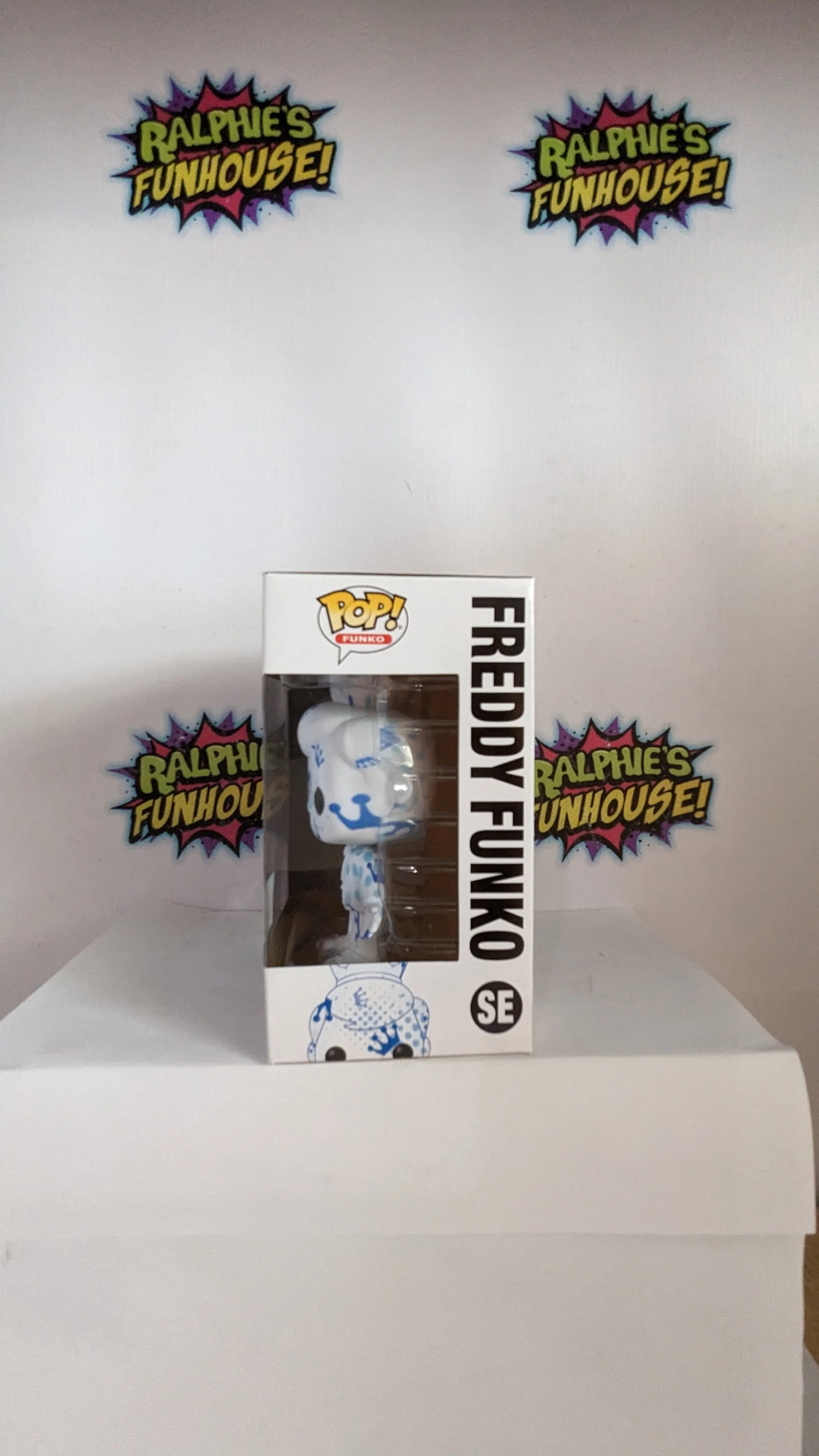 Funko POP! Box of Fun Artist Series Freddy Funko SE [White, Blue & Light Blue] LE 1000 Exclusive