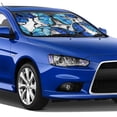 thumbnail image 5 of Uemuo Blue and White Butterflies Pattern Accordion Car Windshield Sun Shade, Foldable Reflective Sun Visor for Car, Reflector Windshield Sunshade-Medium, 5 of 7