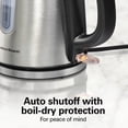 thumbnail image 5 of Hamilton Beach Stainless Steel Electric Kettle, Tea & Water Kettle, 1.2L, with Ultra-Fast Heating & Auto Shutoff, 5 of 11