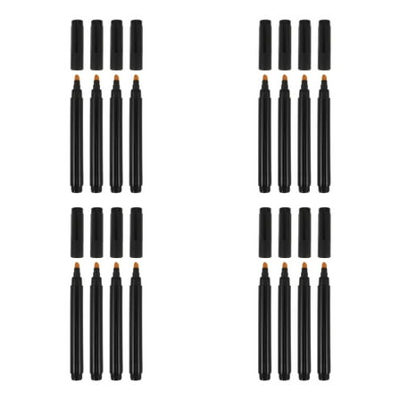 Hemoton 16 pcs Counterfeit Money Tester Pen Fake Bill Checker Pen Money Verification Marker Detector Pen Chisel Tip Money Authenticity Pen