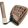 thumbnail image 2 of Vitodeco Leather Key Fob Cover Case Protector Compatible with Acura ZDX, Honda Prologue, Buick Envision - 6 Buttons, Brown, 2 of 5
