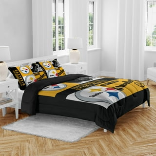 Cincinnati Bengals Block Logo Three Piece Full/Queen Bed Set